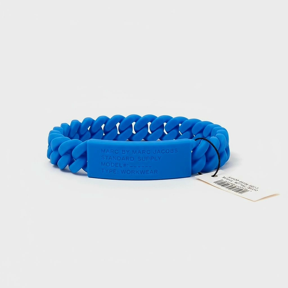Marc by Marc Jacobs Bracelet Blue Silicone NWT